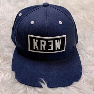 KREW KR3W skate cap hat snapback hat adjustable wool blend